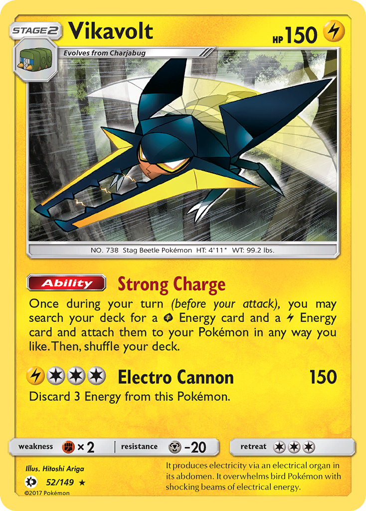 Vikavolt (52/149) [Sun & Moon: Base Set] | Exor Games Truro