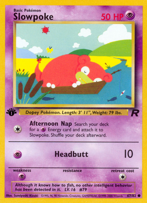 Slowpoke (67/82) [Team Rocket 1st Edition] | Exor Games Truro