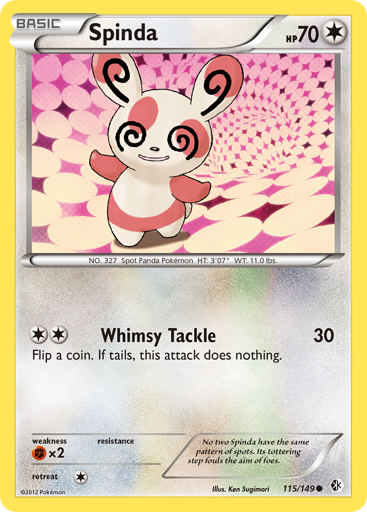 Spinda (115/149) [Black & White: Boundaries Crossed] | Exor Games Truro