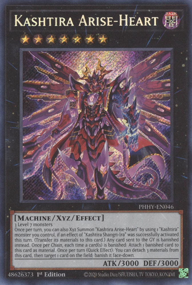 Kashtira Arise-Heart [PHHY-EN046] Secret Rare | Exor Games Truro