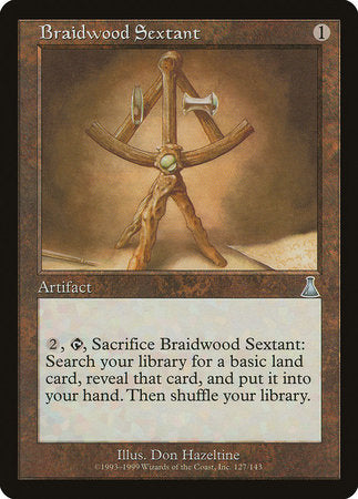 Braidwood Sextant [Urza's Destiny] | Exor Games Truro