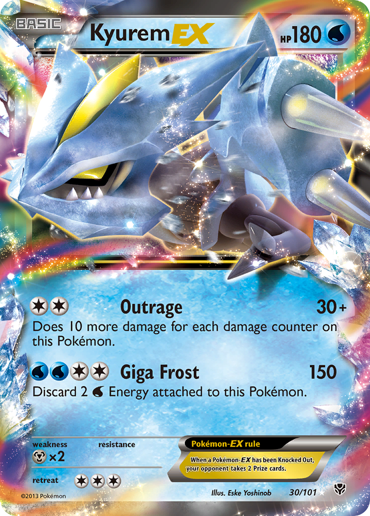 Kyurem EX (30/101) [Black & White: Plasma Blast] | Exor Games Truro