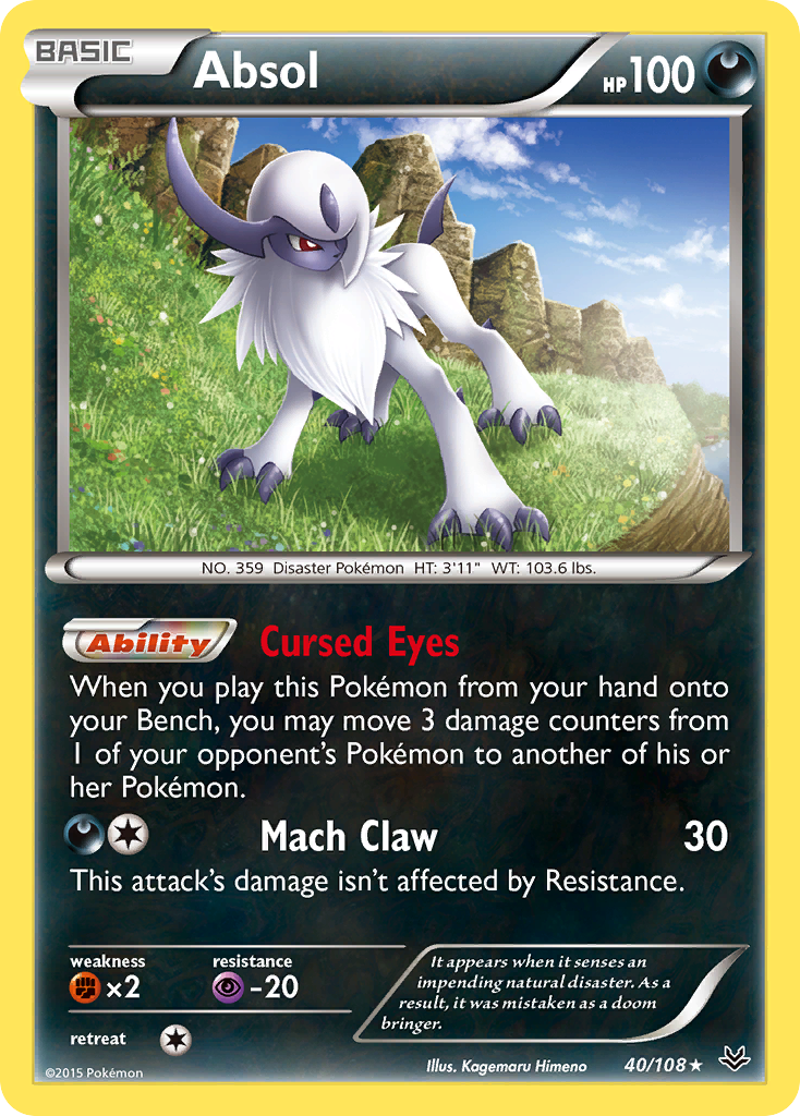 Absol (40/108) [XY: Roaring Skies] | Exor Games Truro