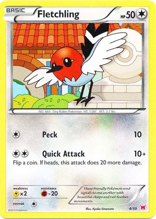 Fletchling (4/30) [XY: Trainer Kit 2 - Latias] | Exor Games Truro