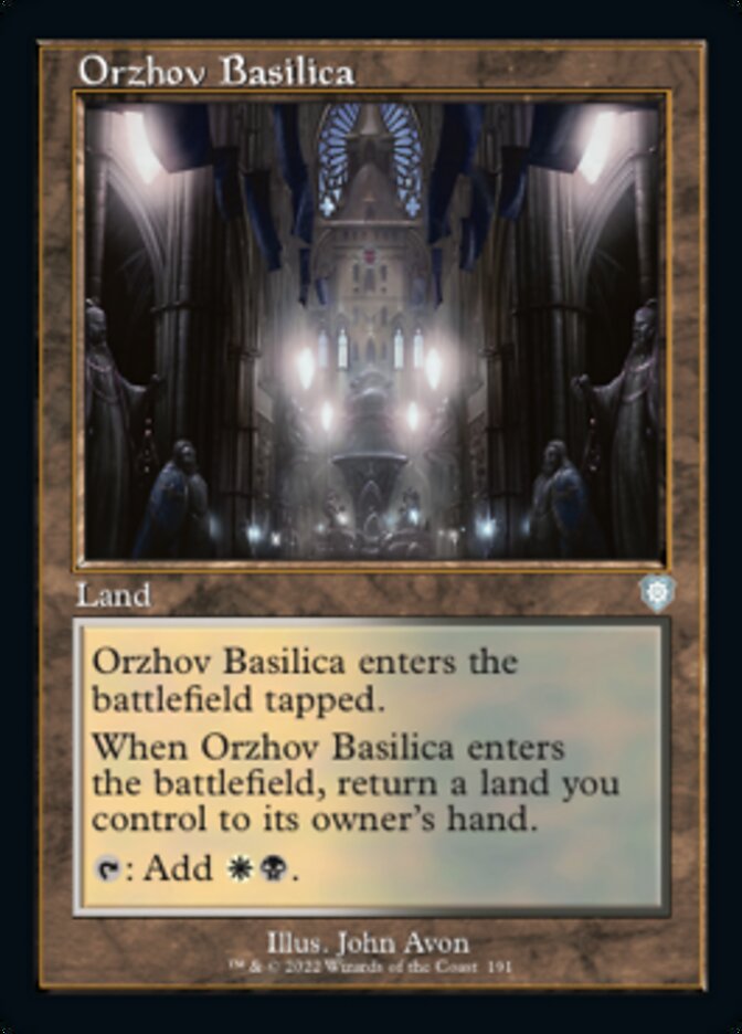 Orzhov Basilica (Retro) [The Brothers' War Commander] | Exor Games Truro