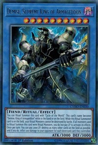 Demise, Supreme King of Armageddon [CYHO-EN030] Rare | Exor Games Truro