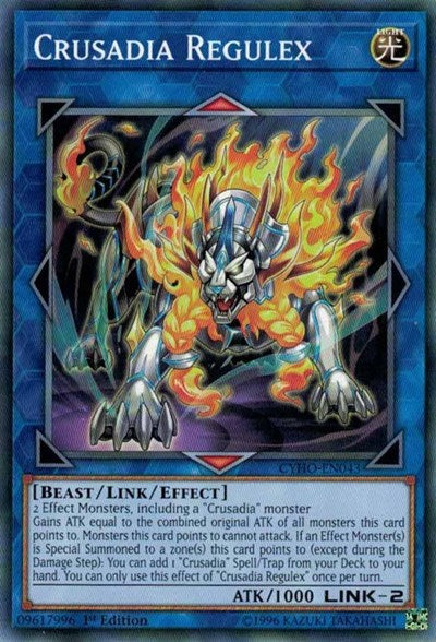 Crusadia Regulex [CYHO-EN043] Common | Exor Games Truro