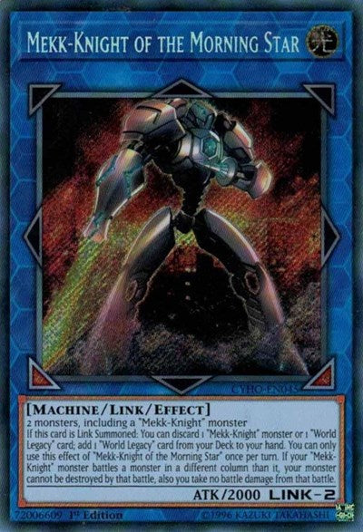 Mekk-Knight of the Morning Star [CYHO-EN045] Secret Rare | Exor Games Truro