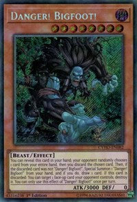 Danger! Bigfoot! [CYHO-EN082] Secret Rare | Exor Games Truro