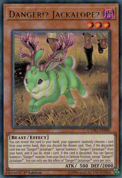 Danger!? Jackalope? [CYHO-EN085] Ultra Rare | Exor Games Truro