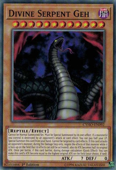 Divine Serpent Geh [CYHO-EN092] Common | Exor Games Truro