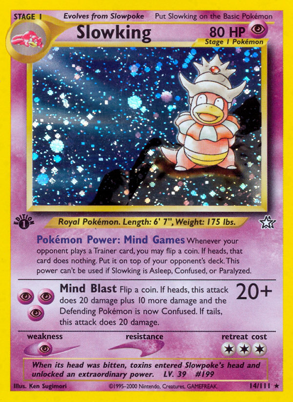 Slowking (14/111) [Neo Genesis 1st Edition] | Exor Games Truro