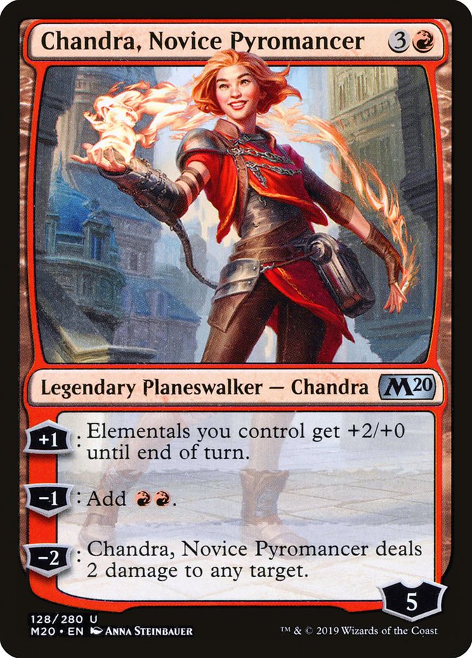 Chandra, Novice Pyromancer [Core Set 2020] | Exor Games Truro