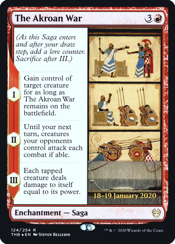 The Akroan War [Theros Beyond Death Prerelease Promos] | Exor Games Truro