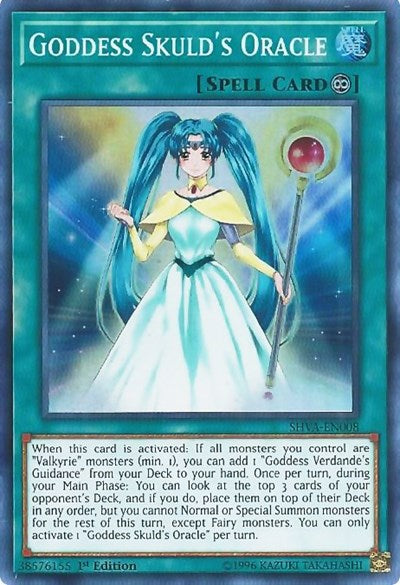 Goddess Skuld's Oracle [SHVA-EN008] Super Rare | Exor Games Truro