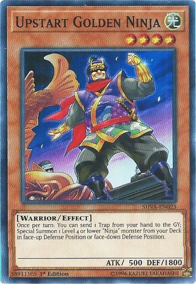 Upstart Golden Ninja [SHVA-EN023] Super Rare | Exor Games Truro