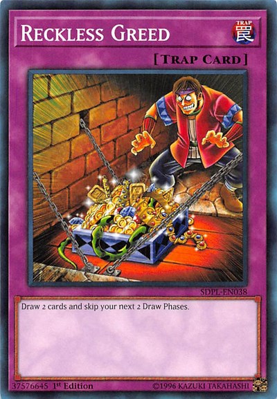 Reckless Greed [SDPL-EN038] Common | Exor Games Truro