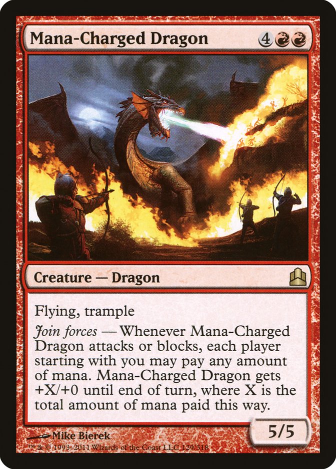 Mana-Charged Dragon [Commander 2011] | Exor Games Truro