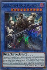 Demise, Supreme King of Armageddon [OP08-EN005] Super Rare | Exor Games Truro