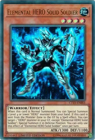 Elemental HERO Solid Soldier [CT15-EN003] Ultra Rare | Exor Games Truro