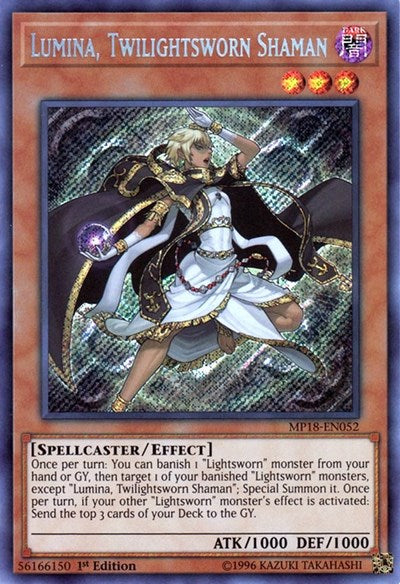 Lumina, Twilightsworn Shaman [MP18-EN052] Secret Rare | Exor Games Truro