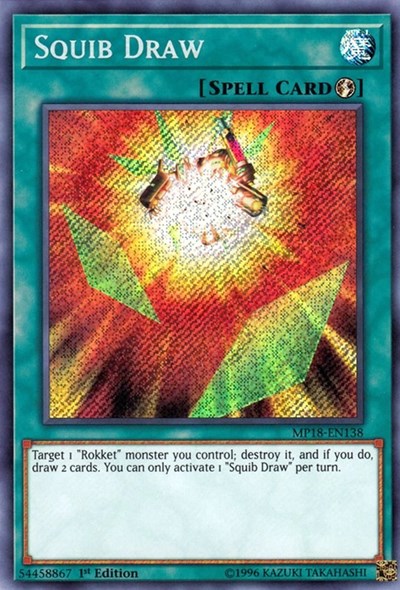 Squib Draw [MP18-EN138] Secret Rare | Exor Games Truro