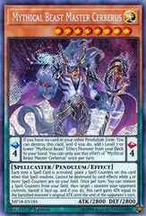 Mythical Beast Master Cerberus [MP18-EN185] Secret Rare | Exor Games Truro