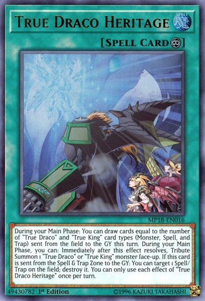 True Draco Heritage [MP18-EN016] Ultra Rare | Exor Games Truro