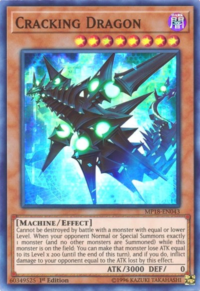 Cracking Dragon [MP18-EN043] Super Rare | Exor Games Truro