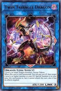 Twin Triangle Dragon [MP18-EN134] Rare | Exor Games Truro