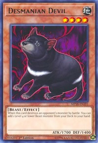 Desmanian Devil [MP18-EN191] Rare | Exor Games Truro