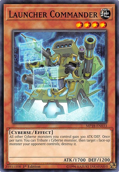 Launcher Commander [MP18-EN033] Common | Exor Games Truro
