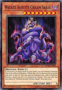 Wicked Acolyte Chilam Sabak [MP18-EN098] Common | Exor Games Truro