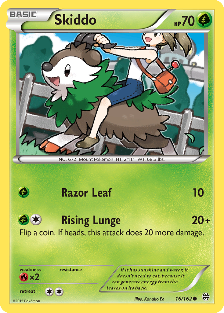 Skiddo (16/162) [XY: BREAKthrough] | Exor Games Truro