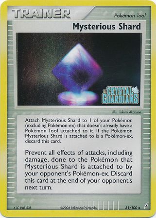 Mysterious Shard (81/100) (Stamped) [EX: Crystal Guardians] | Exor Games Truro