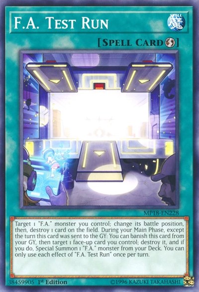 F.A. Test Run [MP18-EN228] Common | Exor Games Truro