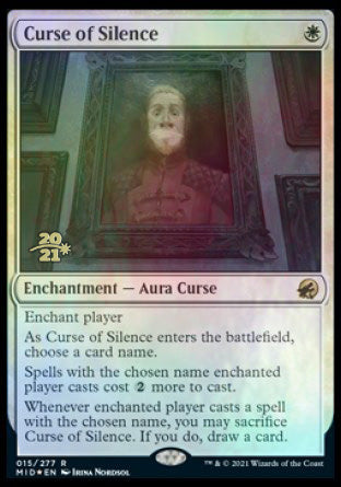 Curse of Silence [Innistrad: Midnight Hunt Prerelease Promos] | Exor Games Truro