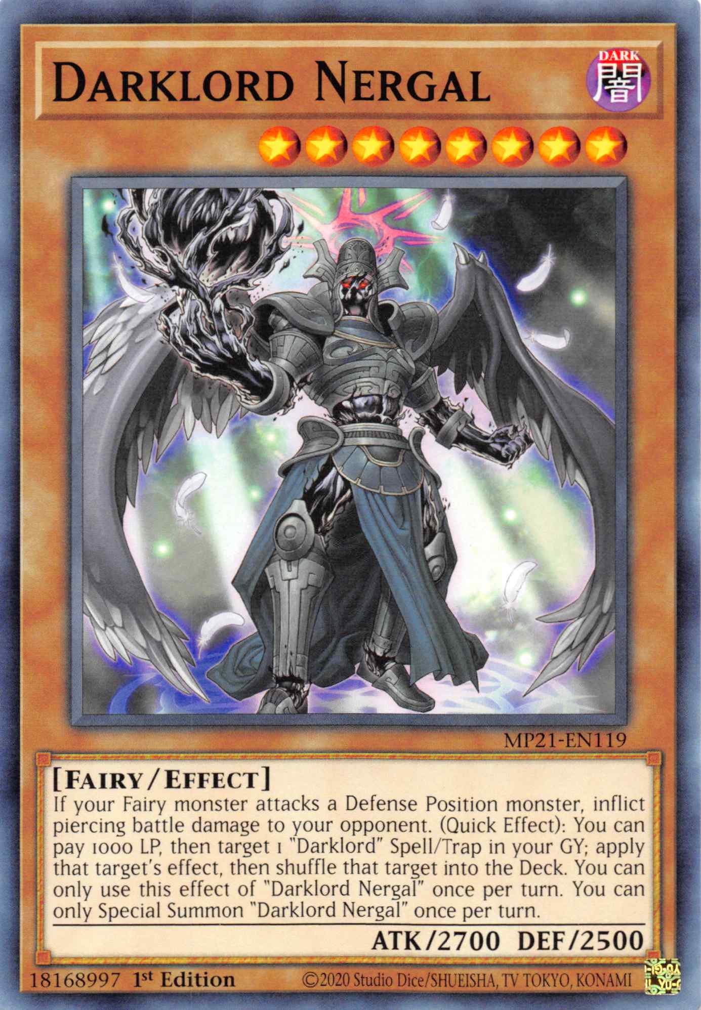 Darklord Nergal [MP21-EN119] Common | Exor Games Truro