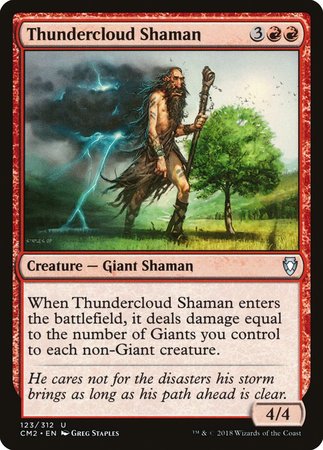 Thundercloud Shaman [Commander Anthology Volume II] | Exor Games Truro