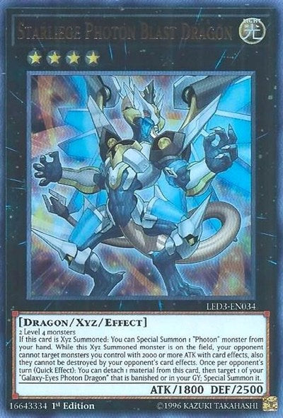 Starliege Photon Blast Dragon [LED3-EN034] Ultra Rare | Exor Games Truro