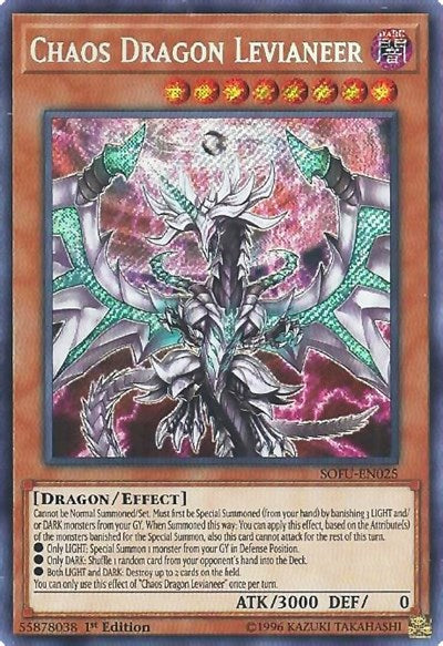 Chaos Dragon Levianeer [SOFU-EN025] Secret Rare | Exor Games Truro