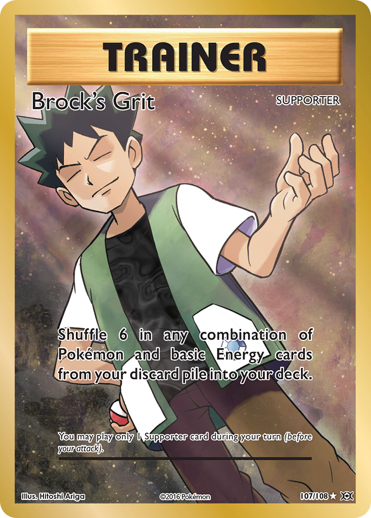 Brock's Grit (107/108) [XY: Evolutions] | Exor Games Truro