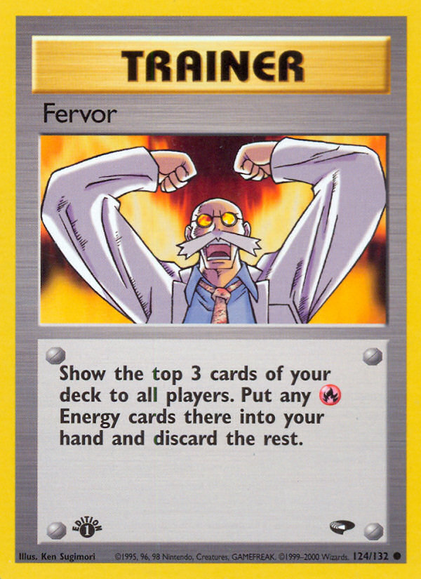 Fervor (124/132) [Gym Challenge 1st Edition] | Exor Games Truro