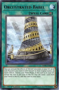 Orcustrated Babel [SOFU-EN057] Rare | Exor Games Truro