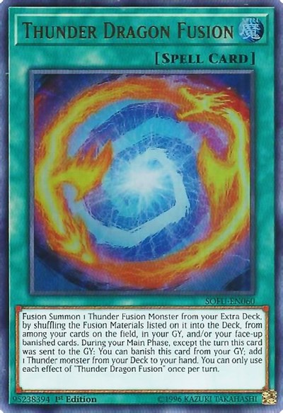 Thunder Dragon Fusion [SOFU-EN060] Ultra Rare | Exor Games Truro