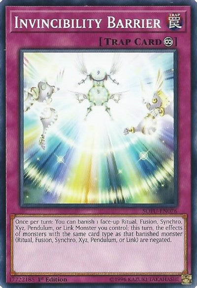Invincibility Barrier [SOFU-EN076] Common | Exor Games Truro