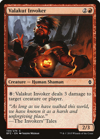 Valakut Invoker [Battle for Zendikar] | Exor Games Truro