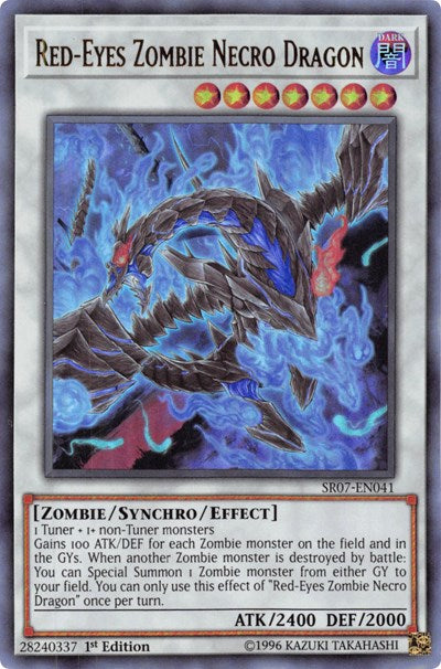 Red-Eyes Zombie Necro Dragon [SR07-EN041] Ultra Rare | Exor Games Truro