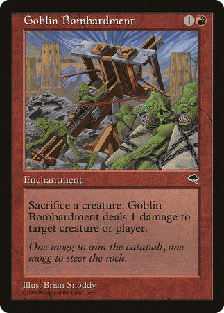 Goblin Bombardment [Tempest] | Exor Games Truro