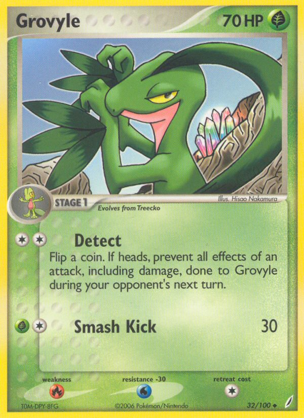 Grovyle (32/100) [EX: Crystal Guardians] | Exor Games Truro